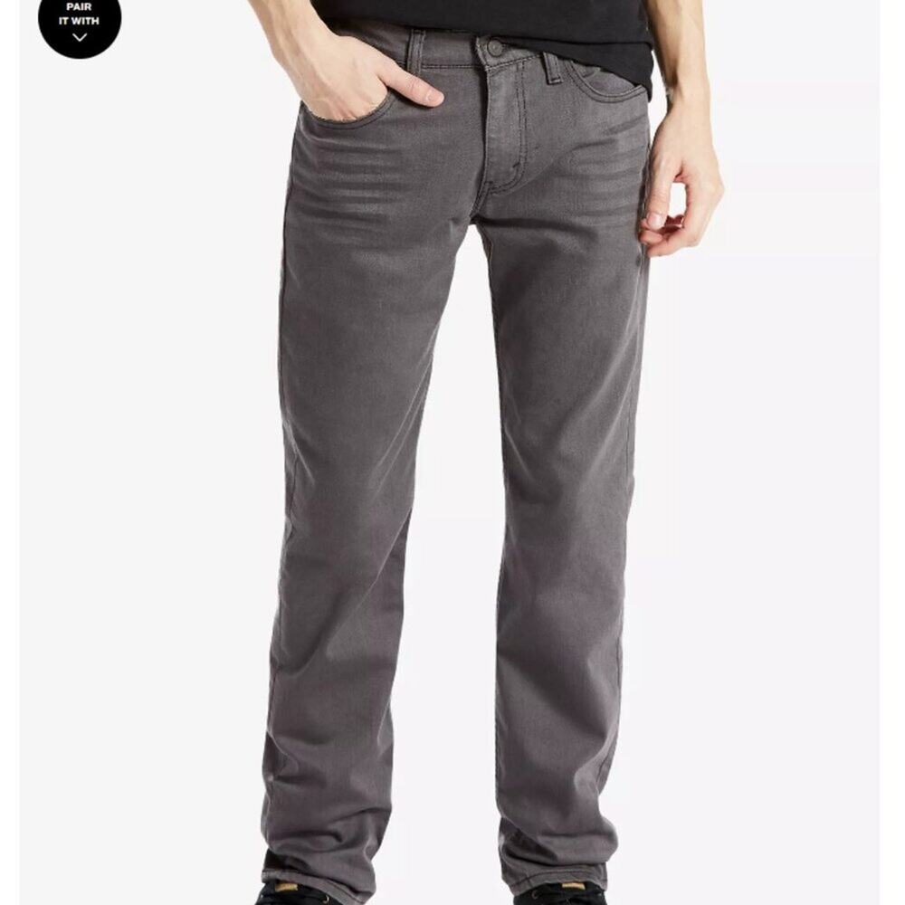 Levi's Men's 511 Slim Fit Grey Jeans Size 36X30